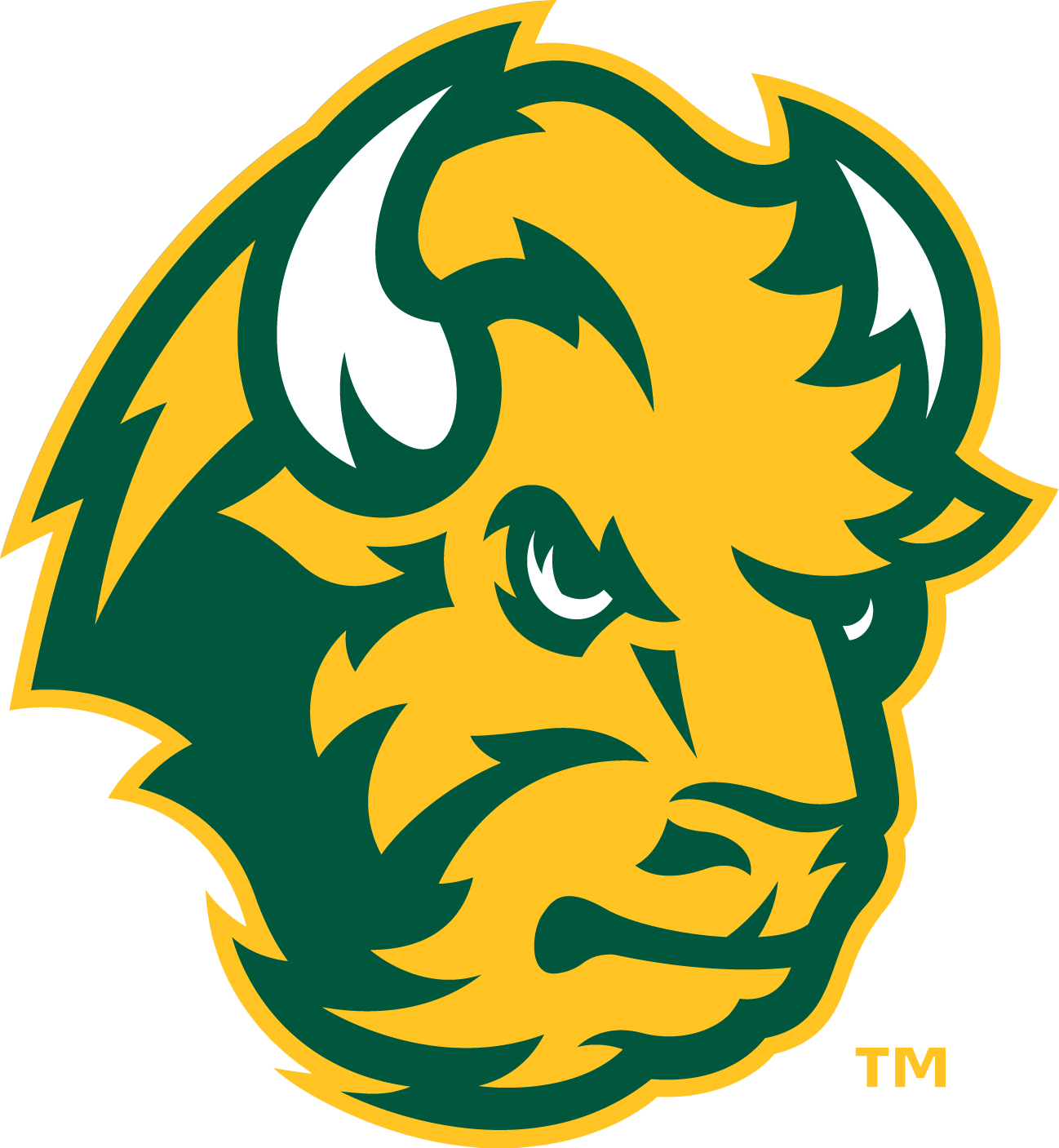 North Dakota State Bison Logo (1298x1407)