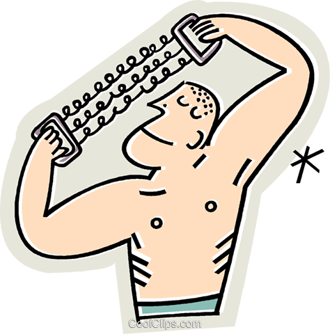 Strong Man Royalty Free Vector Clip Art Illustration - Motion (474x480)