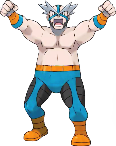 Crasher Wake Is One Of The Gym Leaders From The Sinnoh - Pokemon Crasher Wake (404x507)