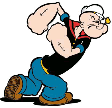 Strong-again Man - Corn Cob Pipe Popeye (392x400)