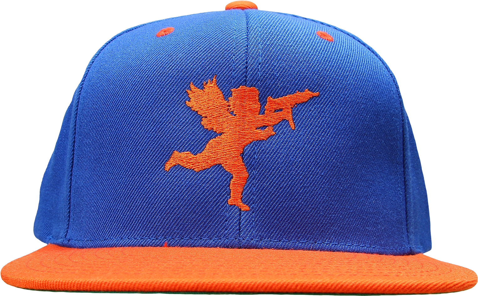 Cupid On Royal/orange - Baseball Cap (1600x1600)