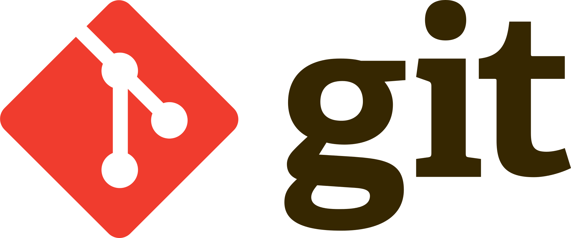 Reflections Of A Solo Developer - Git Logo Svg (2000x836)