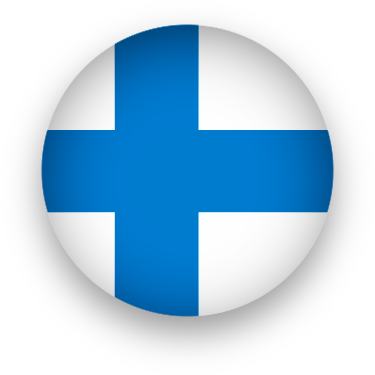 Free Animated Finland Flag Gifs Finnish Clipart Reflection - Finland Flag Round Png (375x375)