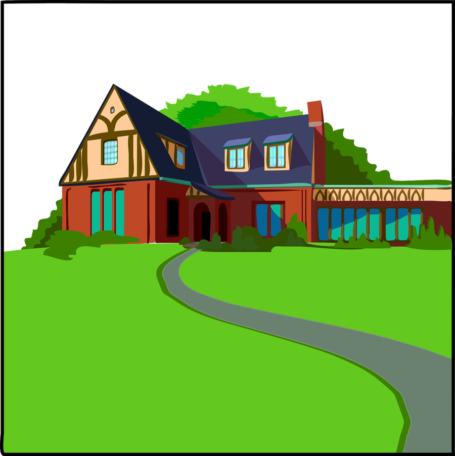 Casas Clipart House Clip Art - Casa Clip Art (900x902)