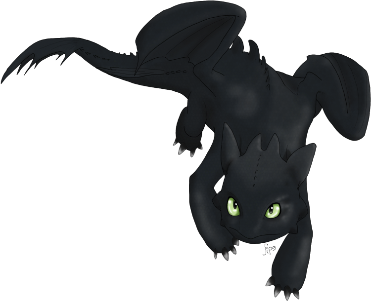 Pin Toothless Clip Art - Train Your Dragon Transparent Gif (800x692)