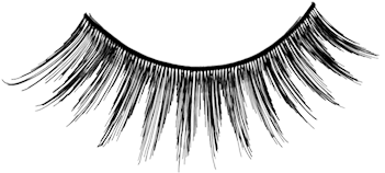 Eyelash Extensions Cosmetics Clip Art - Kryolan Lashes (350x450)