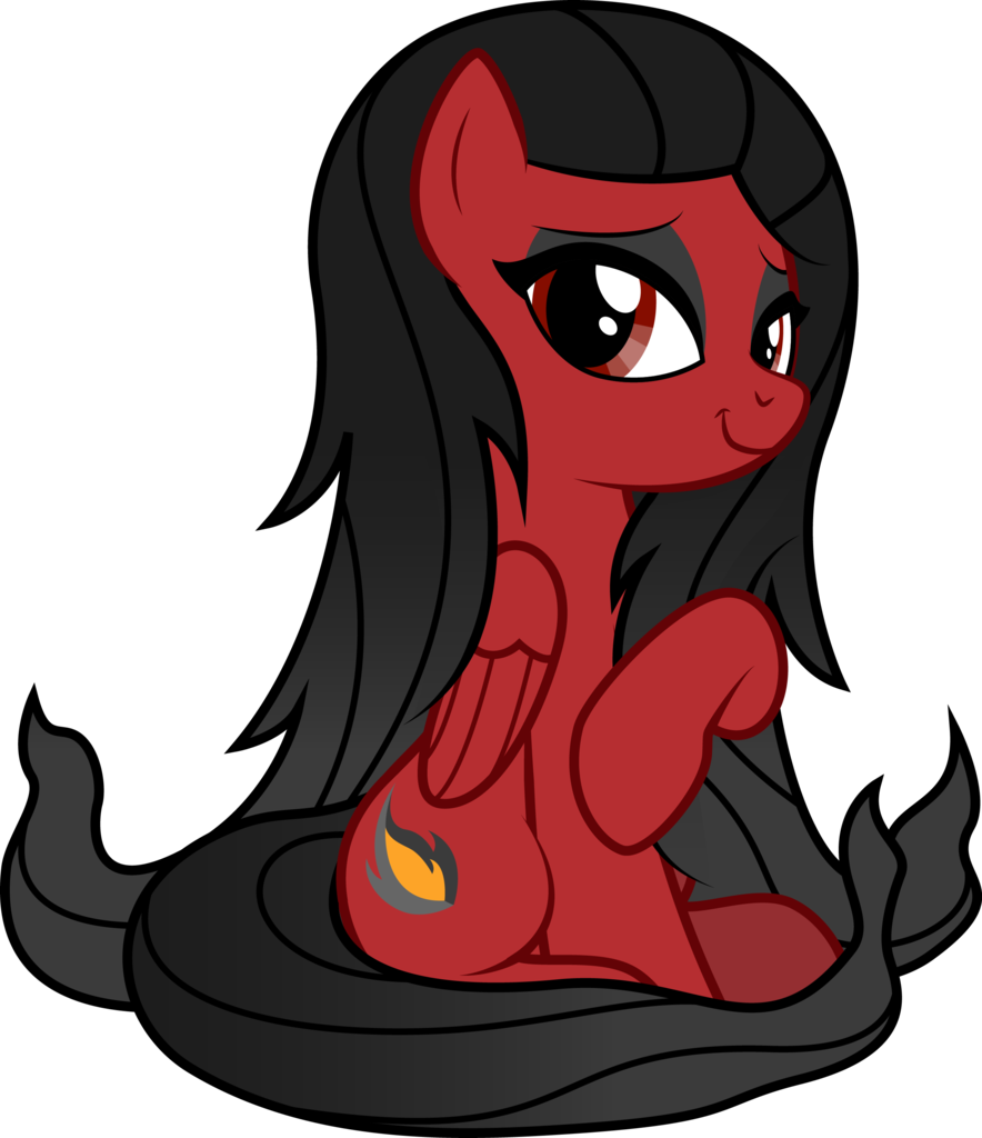 Lightning Stripe, Black Mane, Cutie Mark, Derpibooru - Cartoon (884x1024)