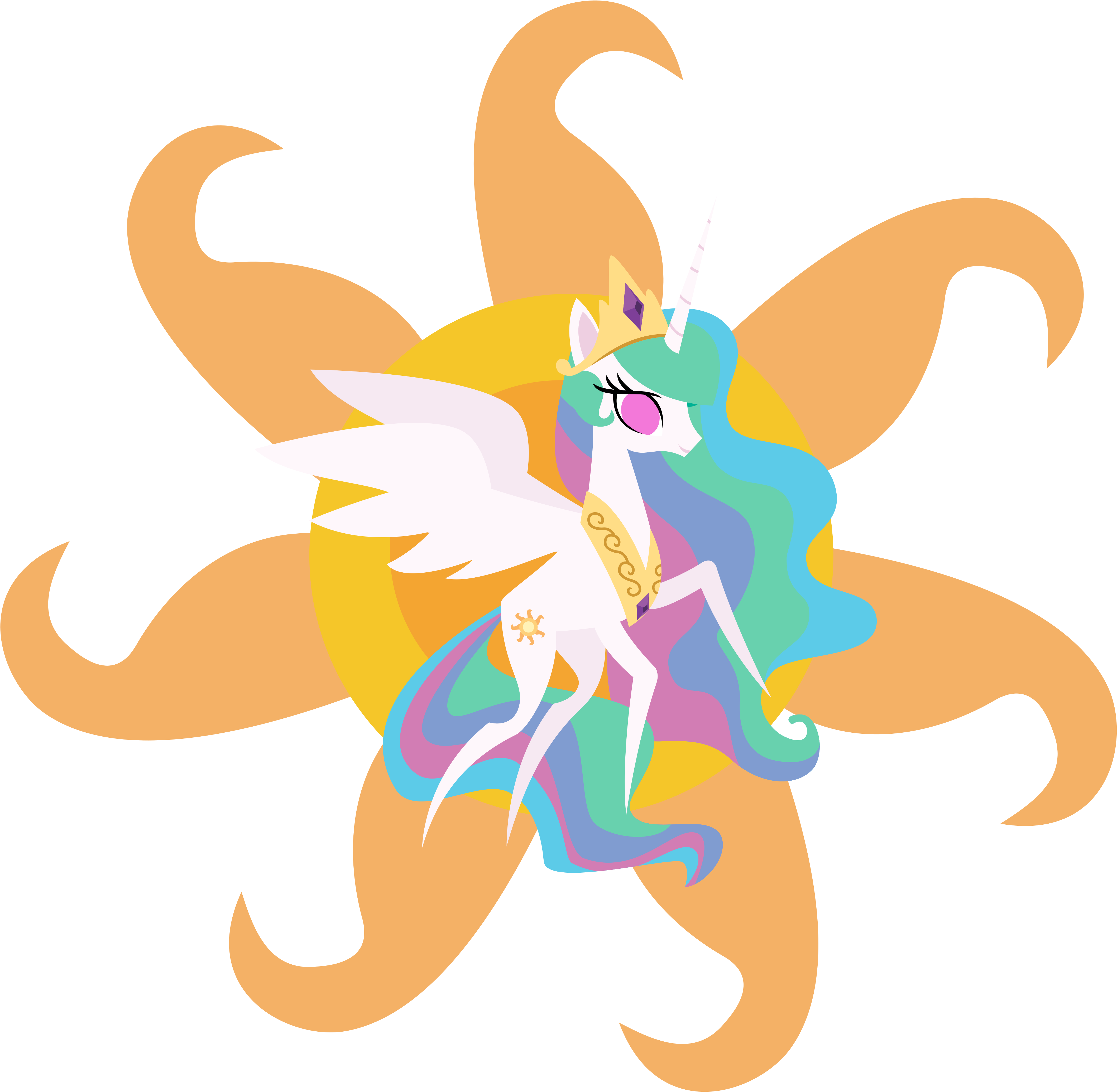 Alicorn Artist Sketchmcreations Crown Cutie Mark - Winged Unicorn (4369x4369)