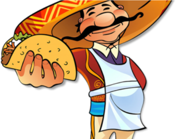 Escherichia Coli Clipart Dirty - Mexican Man Cartoon (640x480)