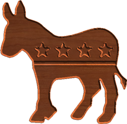Democratic Party Black And White (430x430)