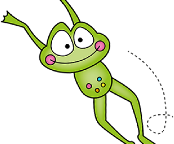 Jumping Frog Clipart (640x480)