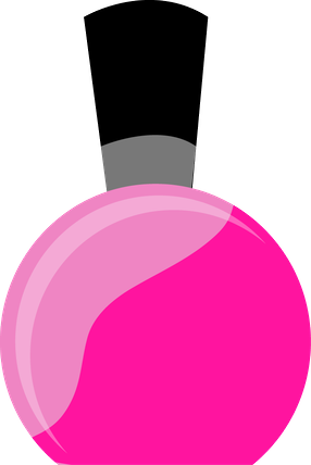 Nail Clipart Spa Nail - Barbie Nail Polish Clipart (286x428)