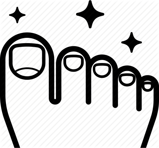 Nail Clipart Nail Salon - Toe Icon Png (512x477)