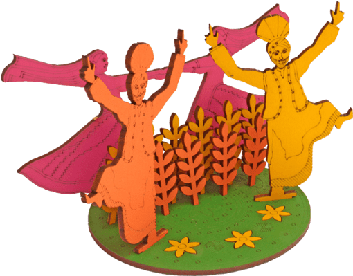 Thai Pongal Clip Art - Clip Art Images Of Baisakhi (510x767)