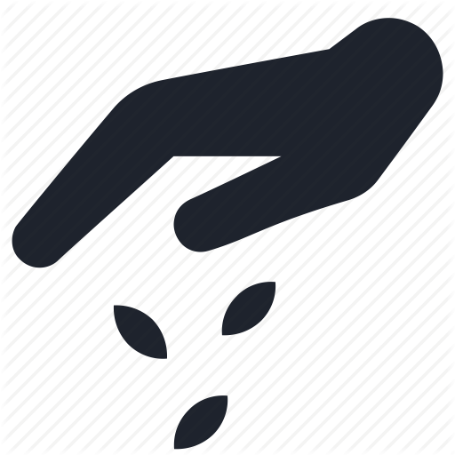 Seed Clipart Hand Planting - Icon (512x512)