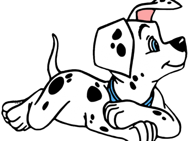Dalmation Clipart 3 Puppy - Dalmatian Dog (640x480)