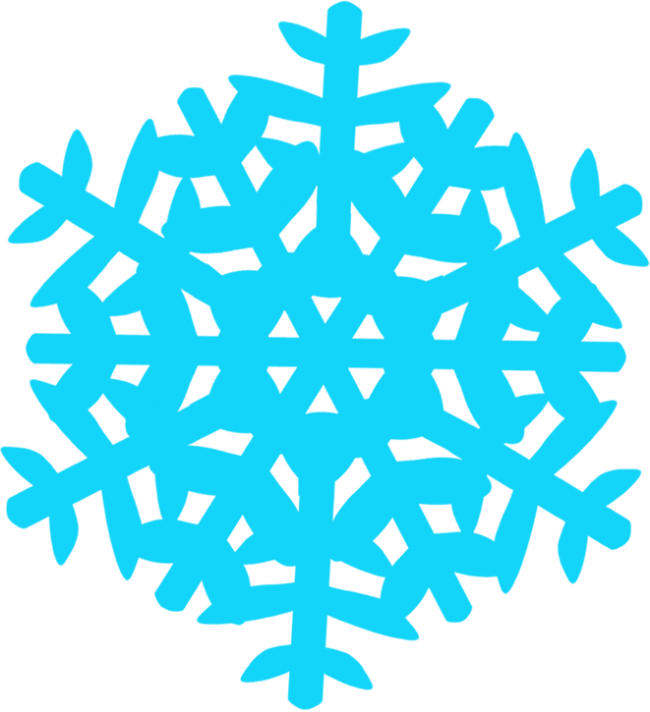 Clip Art - Snowflake (650x712)