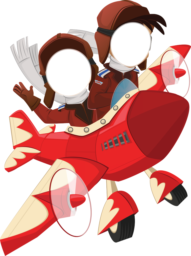 Plane Facepunchout - Airplane Pilot Photo Prop (763x1023)