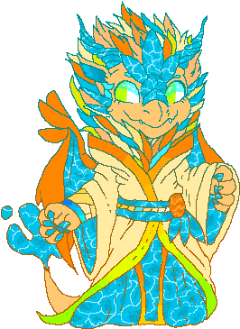 Here's My Lovely Squishy Dragon, Menhit She's A Single - Illustration (323x400)