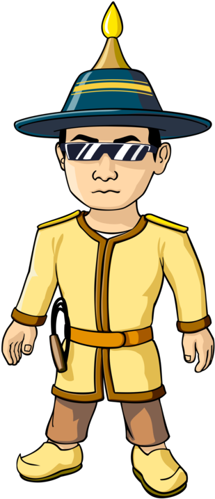 Professor Animated Cartoon Education Video Games - Cartoon (500x750)