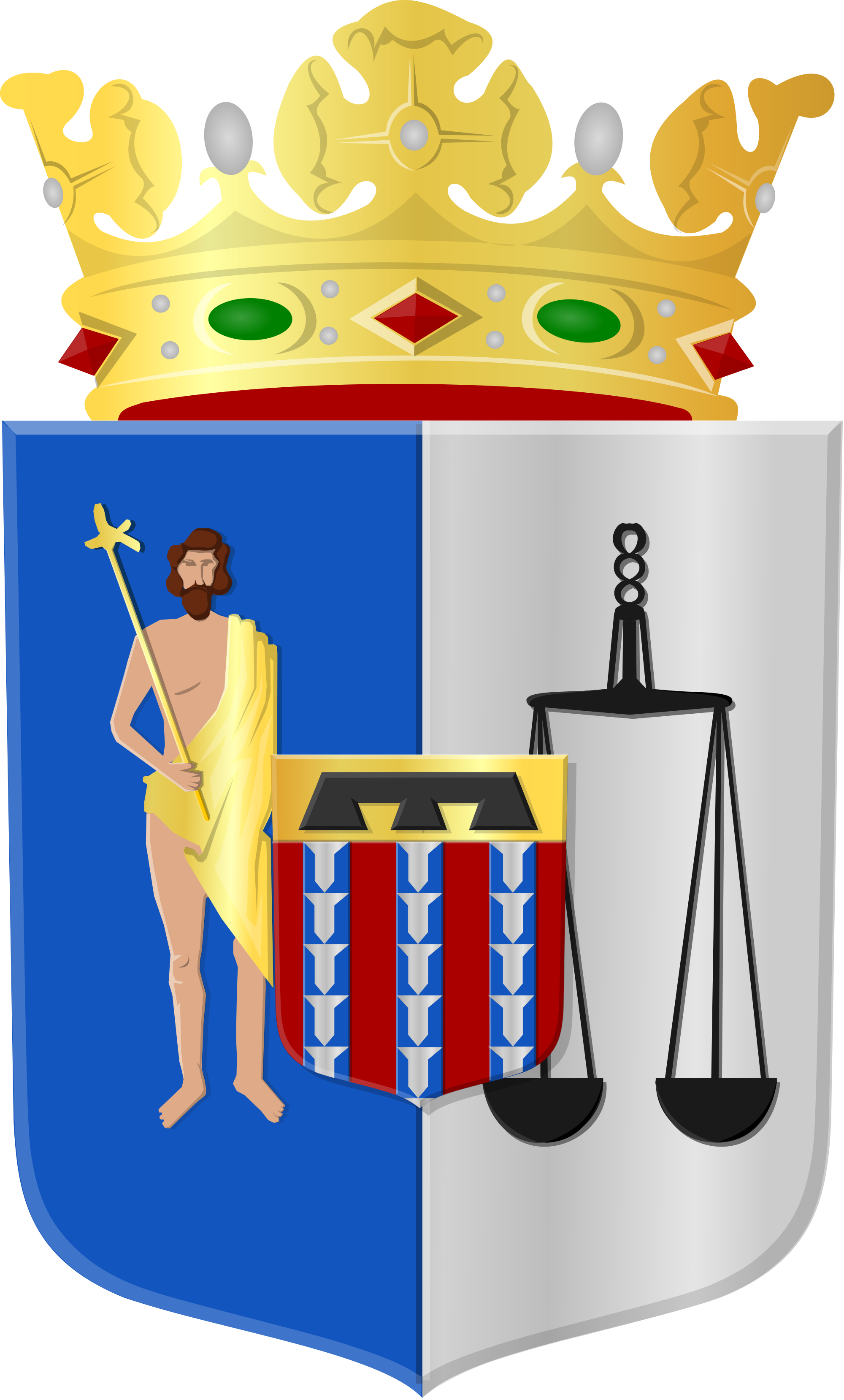 Datei - Meerlo-wansum Wapen - Svg - Wapen Graft De Rijp (2000x3315)