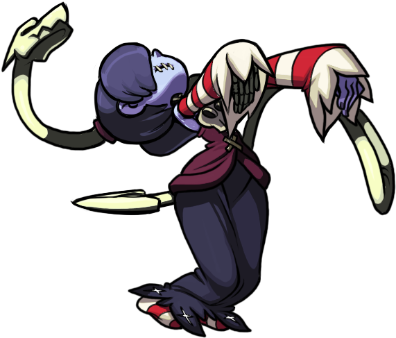 The Skullgirls Sprite Of The Day Is - Cartoon (589x505)