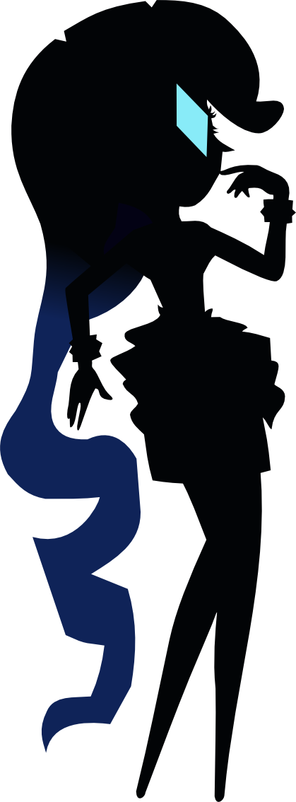 Rarity Silhouette Vector By Mylittleapplebloom On Deviantart - Mlp Rarity Silhouette (419x1134)