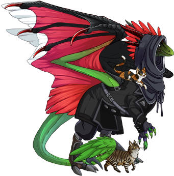 Schwarzwindsin's Rez In Ebony Antlers, Little Red Riding - Portable Network Graphics (350x350)