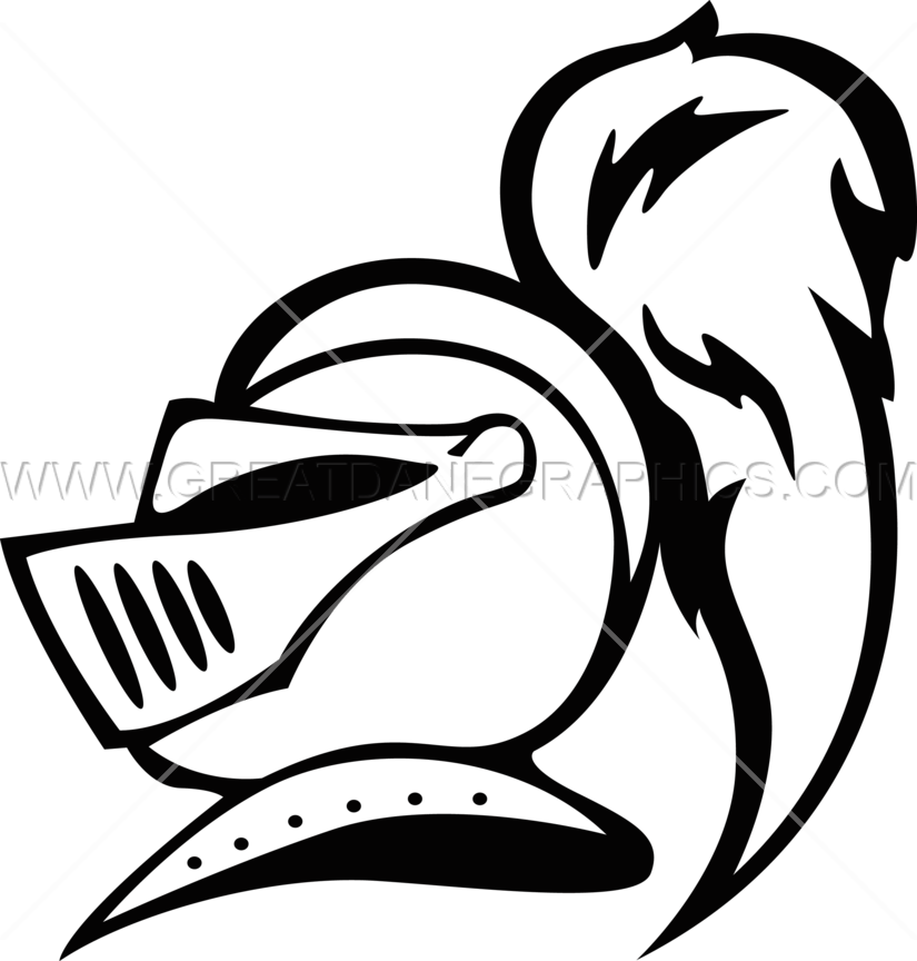 Jpg Black And White Download Production Ready Artwork - Knight Head Artwork Png (825x864)