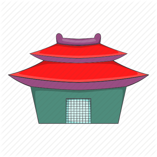 Korean Clipart Pagoda - Icon (512x512)