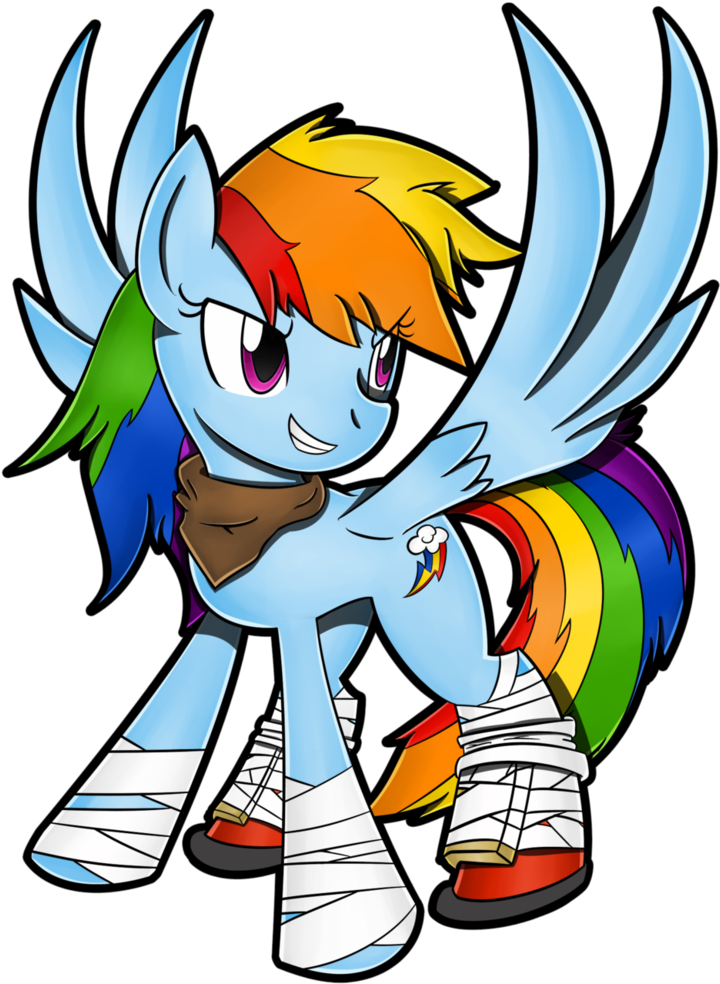 Rainbow Dash "sonic Boom" Style - Sonic Boom Rainbow Dash (788x1014)