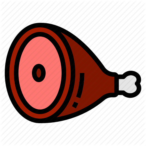 Mutton Clipart Turkey Leg - Leg Of Lamb Clip Art (512x512)