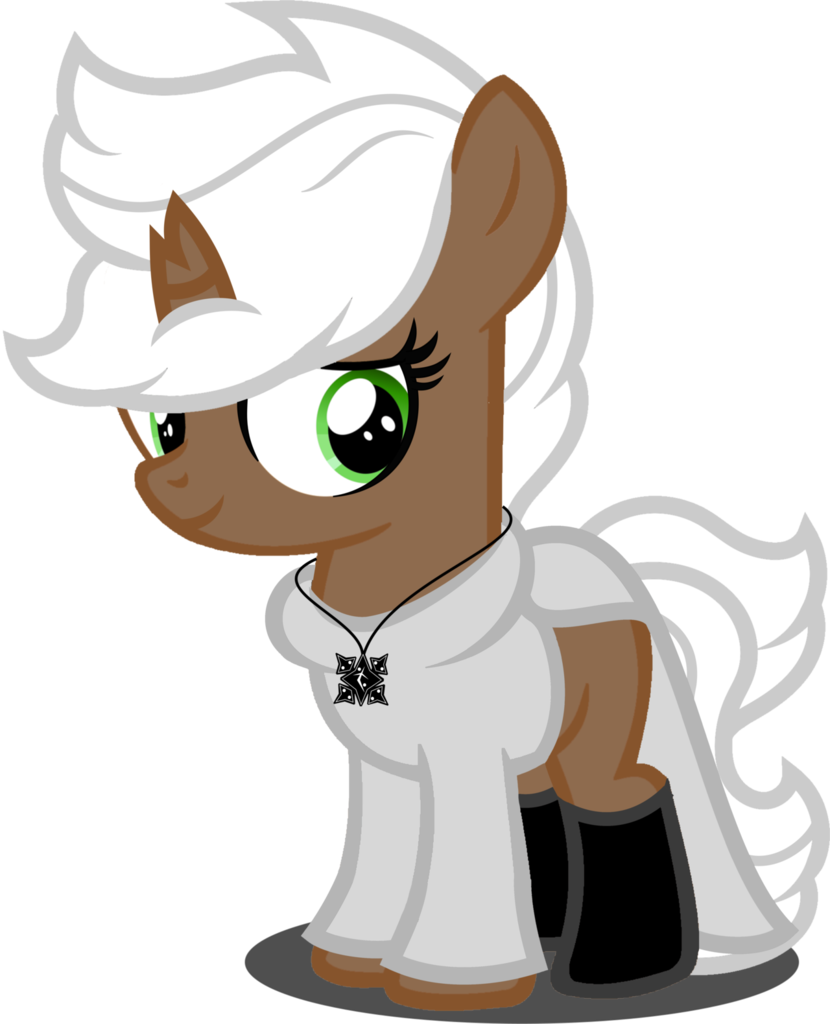 Fletcherthehuntress, Broken Horn, Clothes, Female, - Cartoon (830x1024)