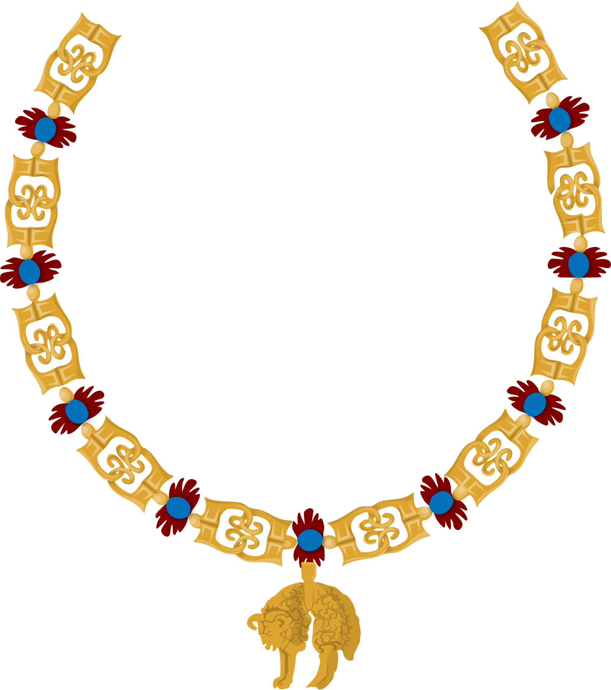 File Gulden Vlies Ketting Svg Wikimedia Commons - Order Of The Golden Fleece (2000x2258)