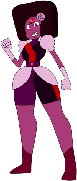 Here Is The Fusion Of “flower"ruby And “blink” Sapphire - Flower & Garnet (500x682)