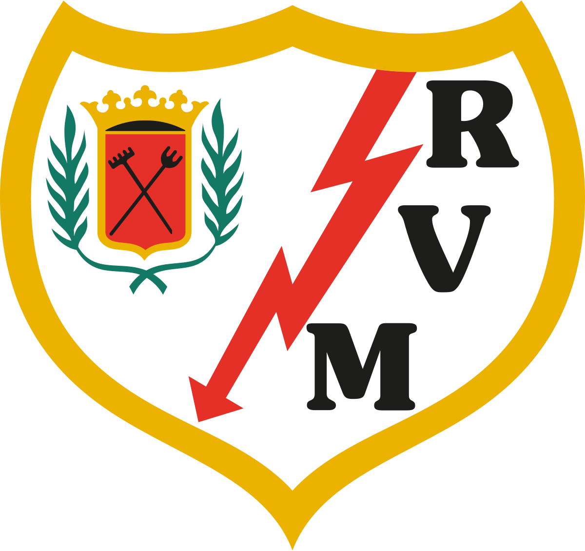 Rayo Vallecano Logo Png (1200x1130)
