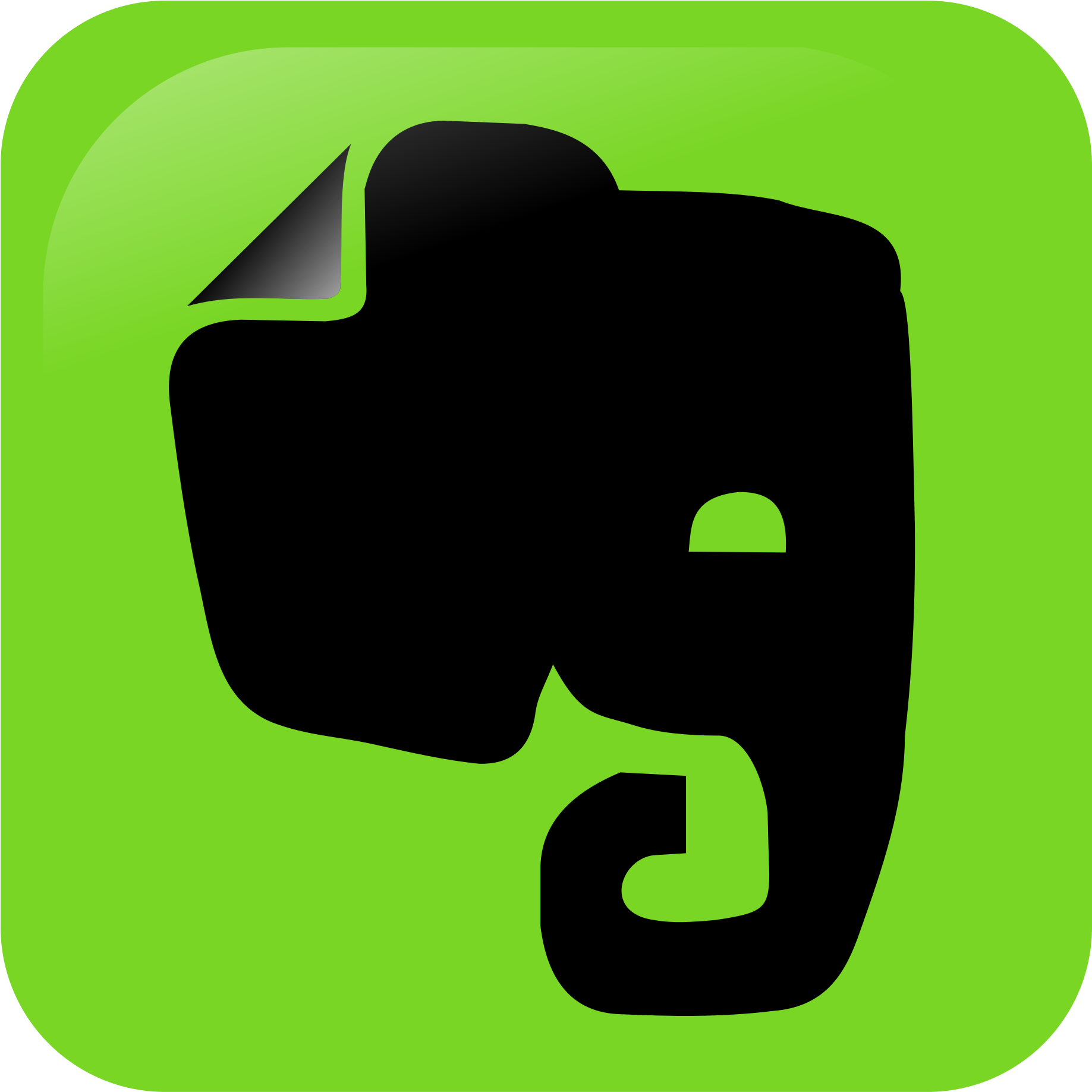 Evernote - Evernote Web Logo (2000x2000)