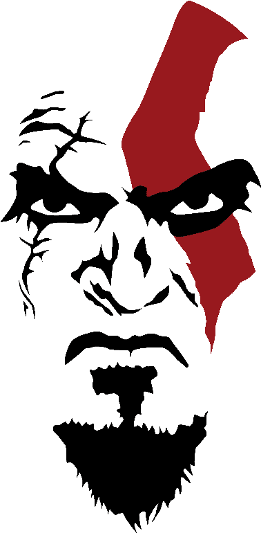 Banner Library Library Note Xhstormr - God Of War Stencil (612x792)