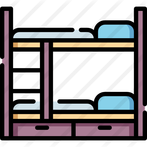 Bunk Bed Free Icon - Bunk Bed Free Icon (512x512)
