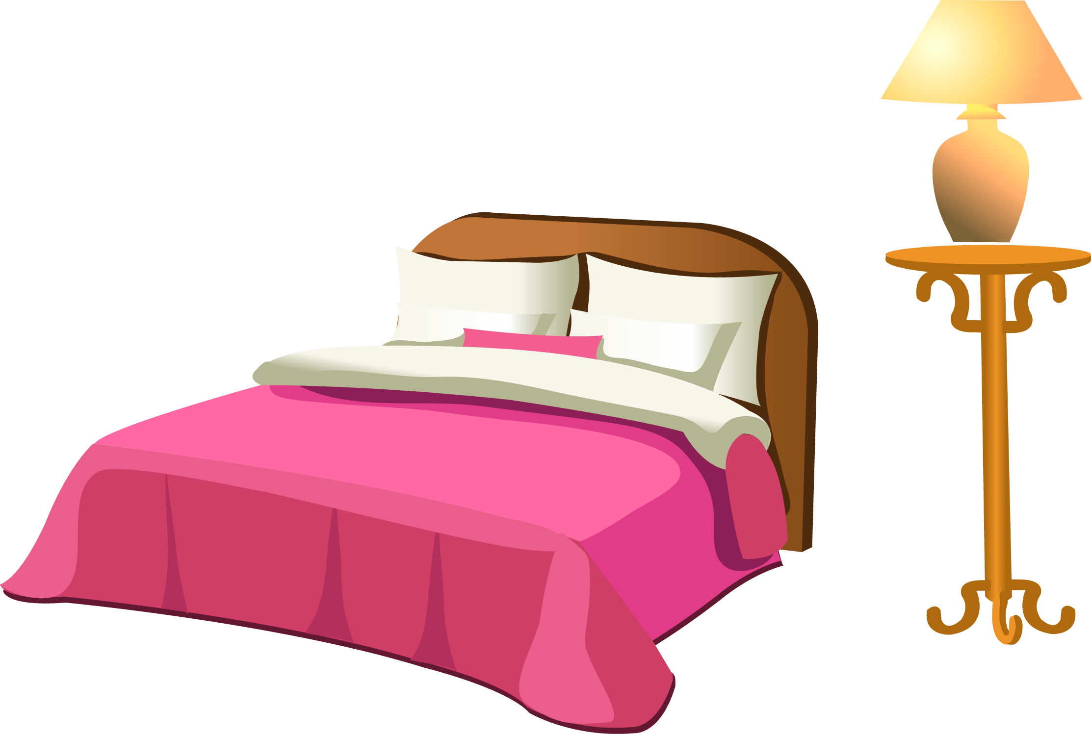 Nightstand And Lamps Transprent - Imagenes De Cama En Ingles (2224x1497)