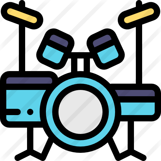 Drum Set Free Icon - Drum Set Free Icon (512x512)