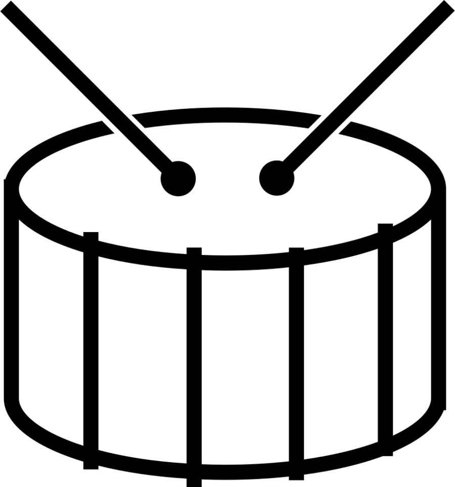 Drums Symbol Clipart Drum Kits Percussion - Drums Symbol (900x963)