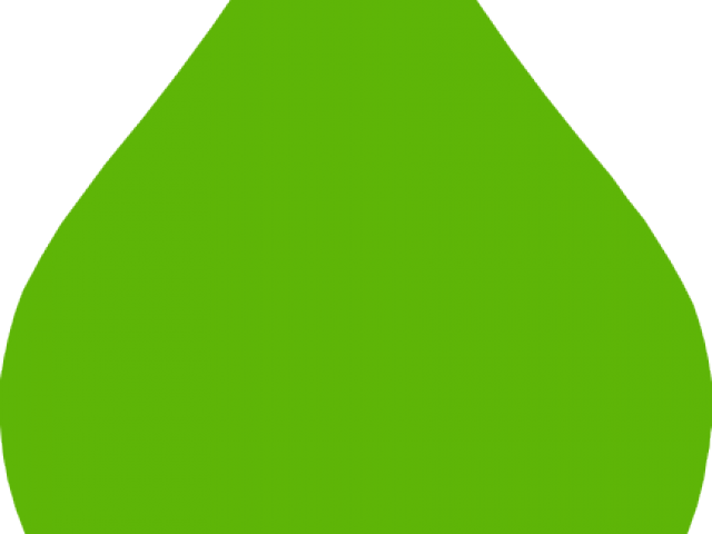 Green Clipart Raindrop - Green Clipart Raindrop (640x480)