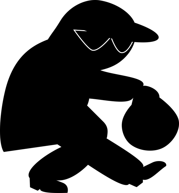 Graphic Transparent Library Silhouette At Getdrawings - Diebstahl Png (592x640)