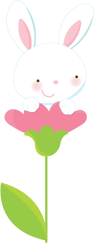 Clipart Bunny Peep - Rabbit (371x900)