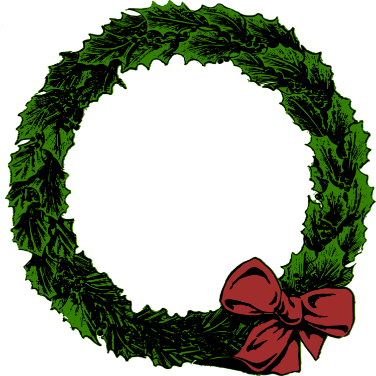 Christmas Wreaths Christmas Day Clip Art Christmas - Christmas Wreath Clipart (749x750)