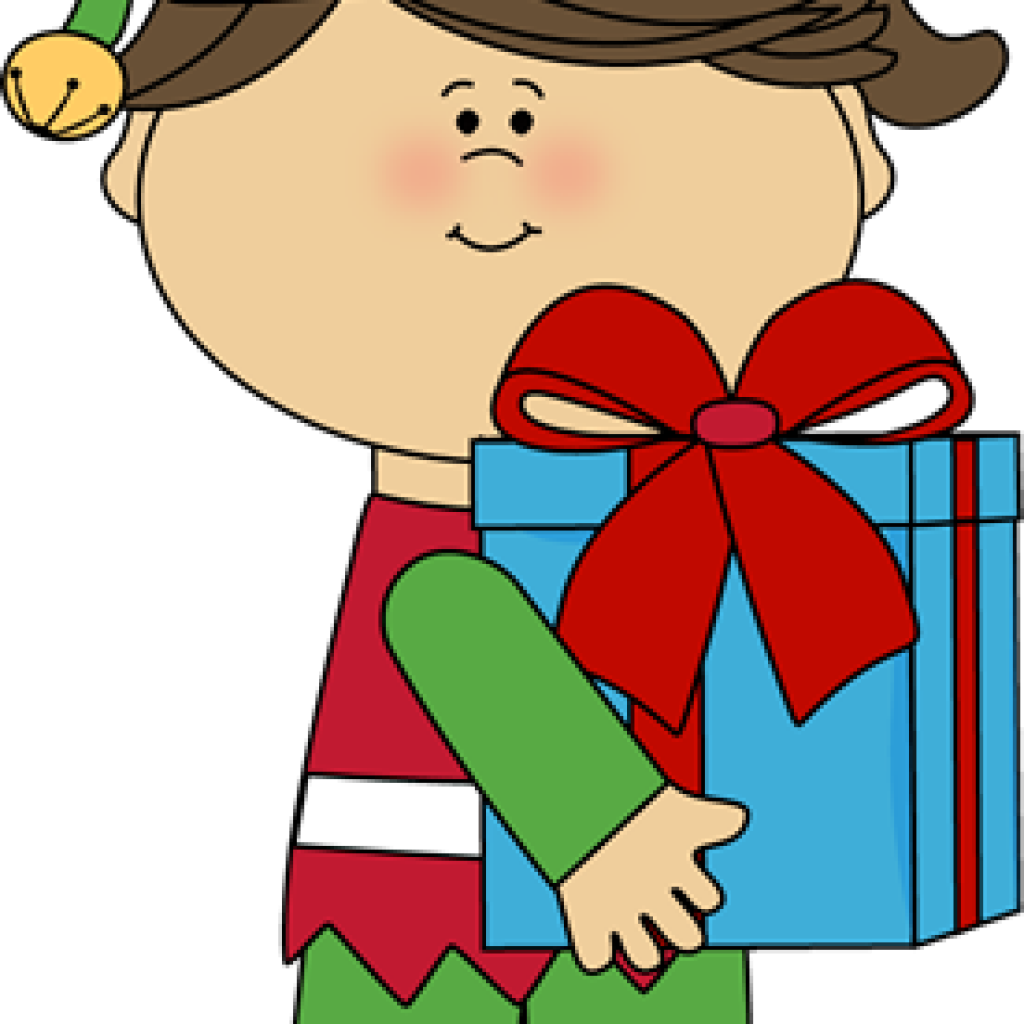 Christmas Elves Clipart Cute Christmas Elves Clipart - Elf Making Toys (1024x1024)