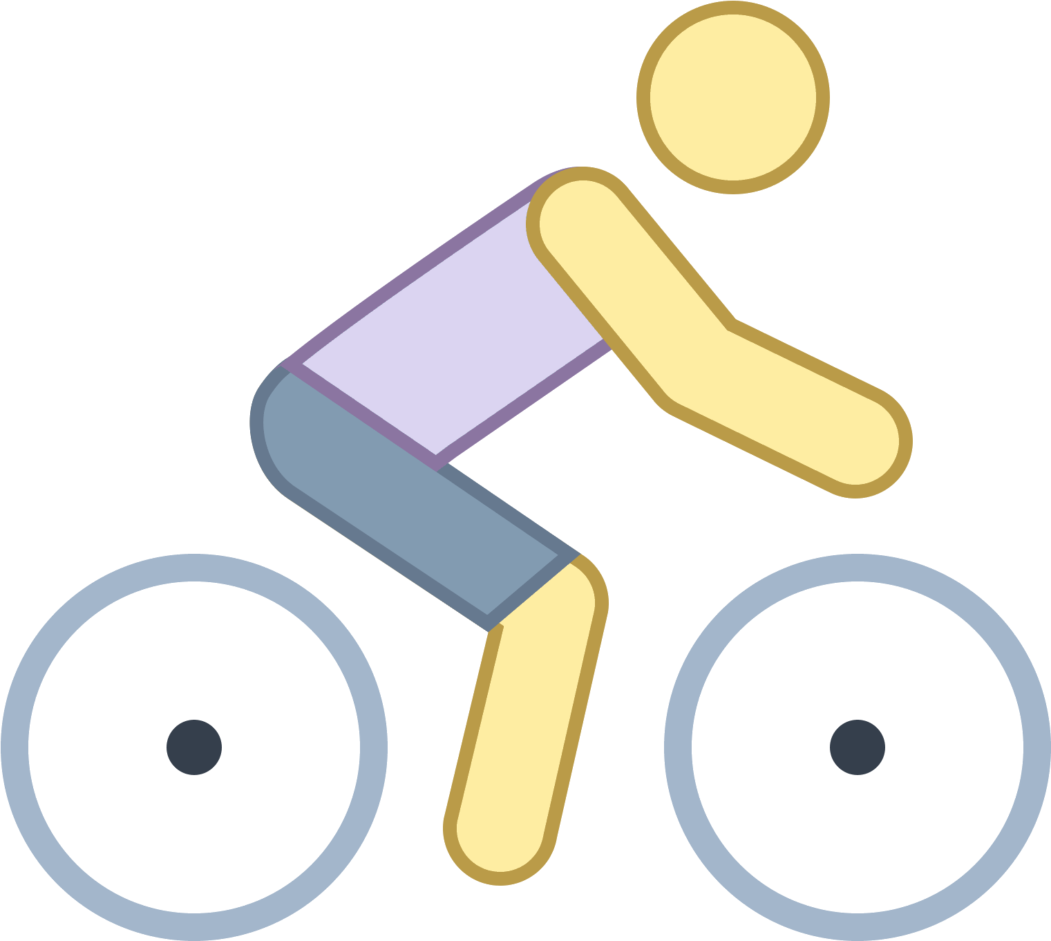 Clipart Black And White Stock Biker Vector Ribbon - Bicycle Clip Art (1600x1600)