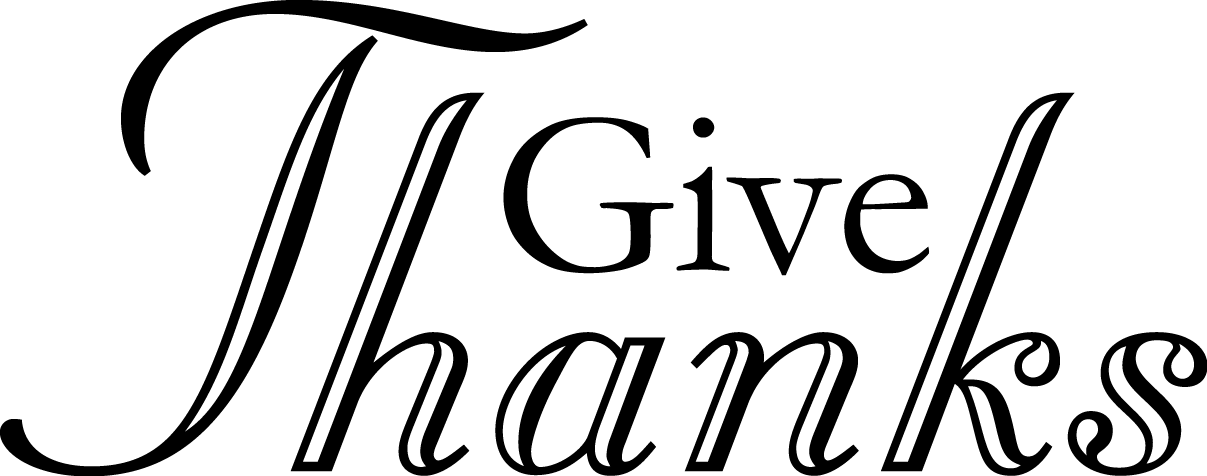 Autumn Harvest - Give Thanks - Thank You Bluebell Flowers Card (1207x476)