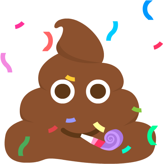 Poo Emoji Cute Animated Poop Emoji Stickers By The - Animated Emojis That Move The Poop (600x600)